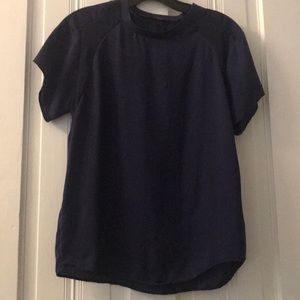 Zara short sleeve blouse. Crew neck